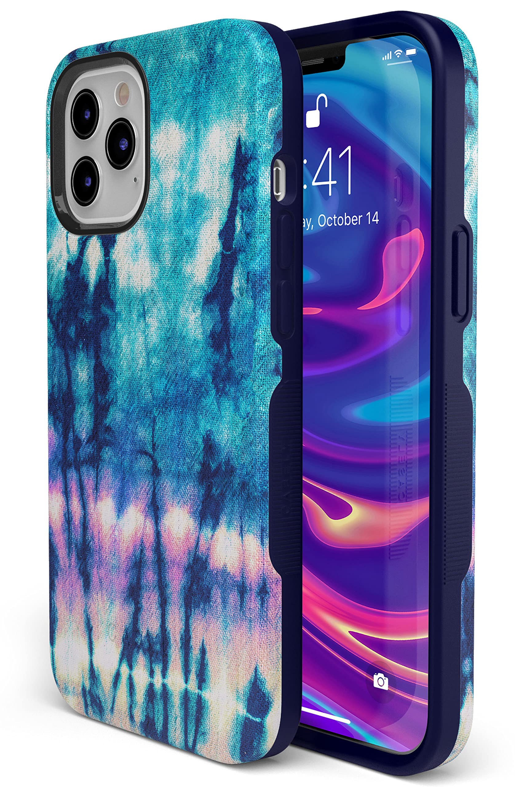 Casely iPhone 11 Pro Max Case - Trendy Acid Wash Tie Dye Phone Cover | Protective & Stylish for Women & Men | Perfect for Everyday Use, Travel & Outdoor Activities