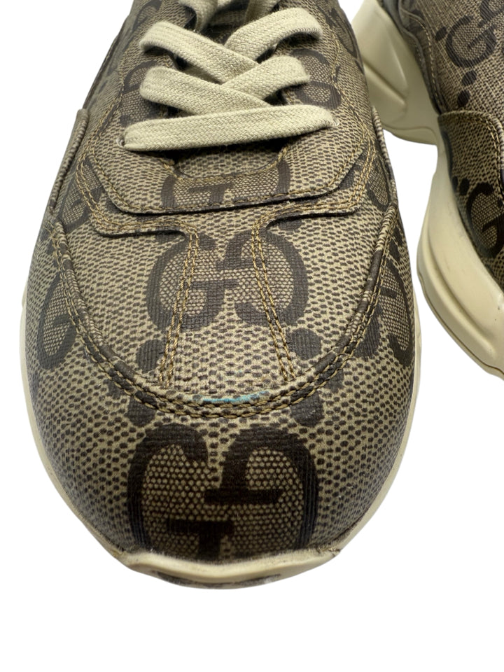 Gucci Maxi GG Rhyton Sneakers for Men - Size 10.5 US (11) - Luxury Casual & Streetwear Fashion Sneakers for Everyday Wear, Travel & Urban Style