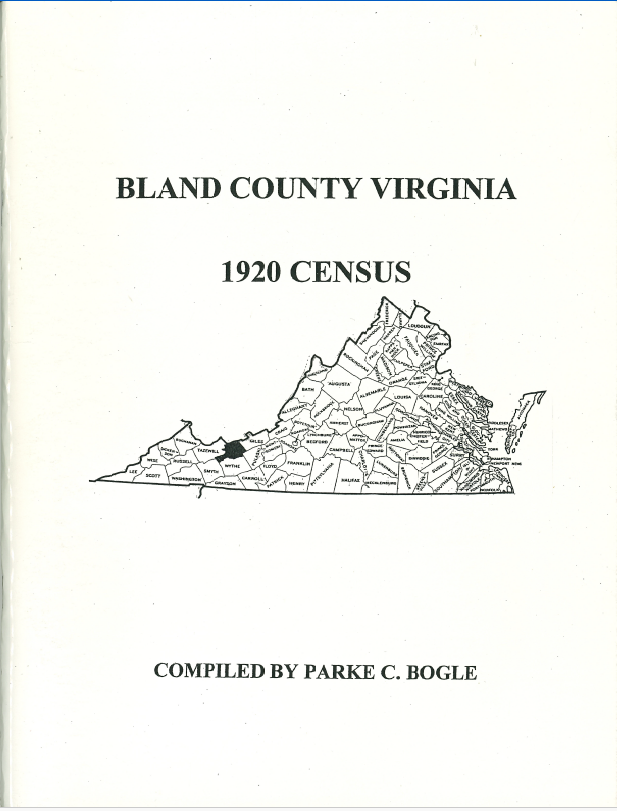 1920 Bland County, Virginia Census Records - Genealogy & Family History Research for Ancestry & Historical Studies