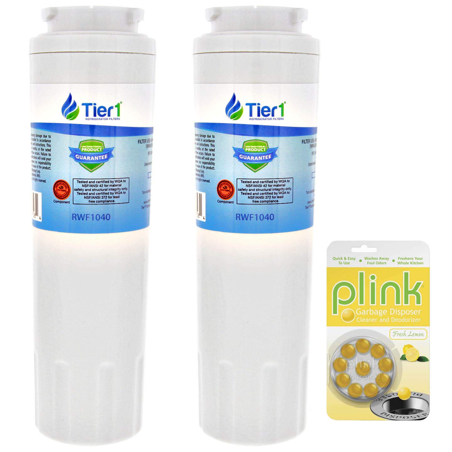 Premium Refrigerator Water Filter Replacement (2 Pack) for Maytag UKF8001, EDR4RXD1, PUR, Jenn-Air, Puriclean II, 469006 - Compatible with Garbage Disposal - Clean & Fresh Drinking Water for Home & Office Use