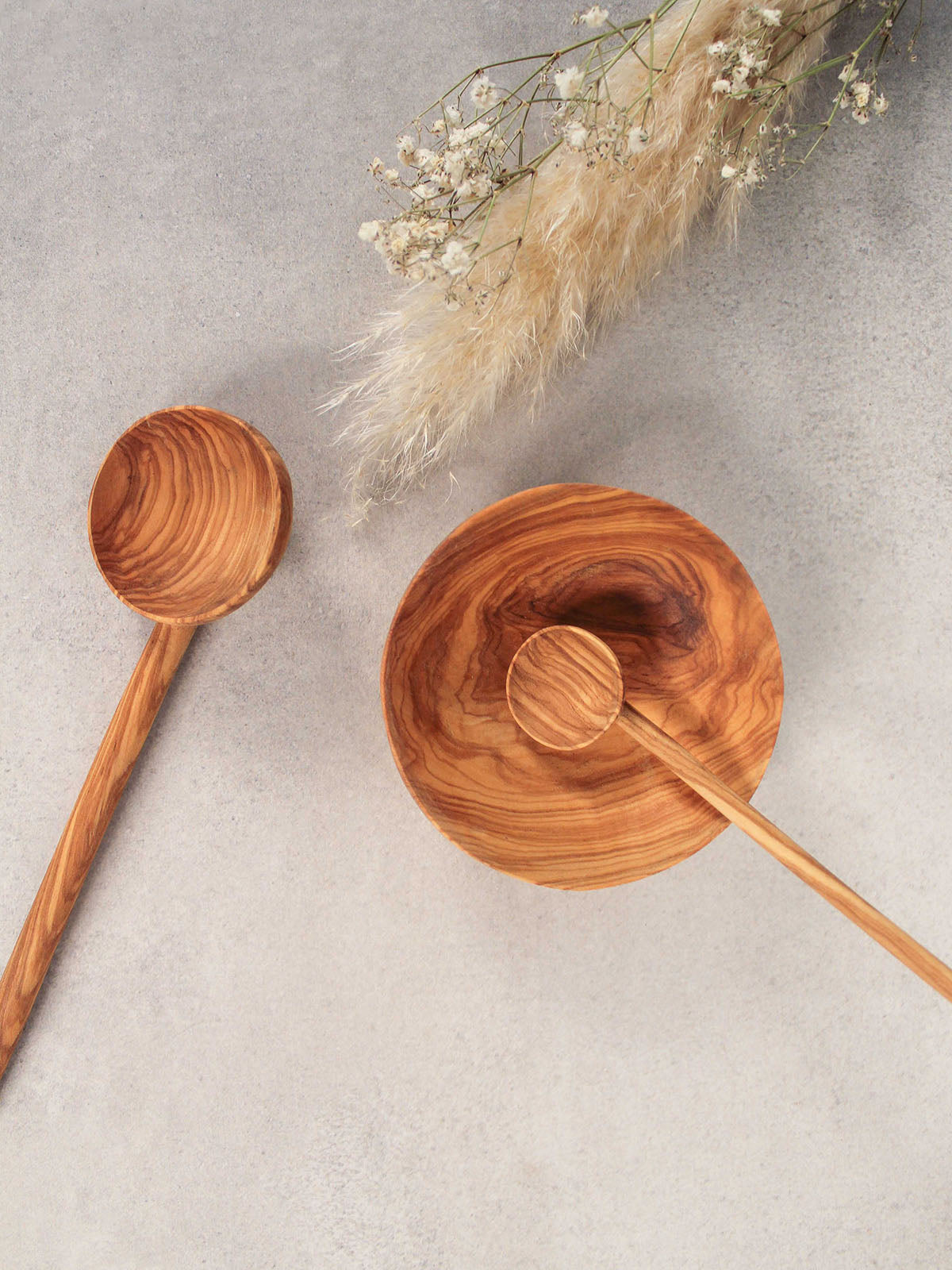 Handcrafted Olive Wood Spoon - Natural, Durable & Eco-Friendly Kitchen Utensil for Cooking, Baking & Serving - Perfect for Home Chefs & Gourmet Cooking