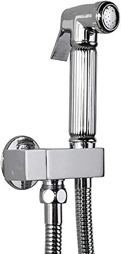Handheld Shower Sprayer Kit for Toilet & Bathroom Cleaning - Non-Perforated Pressurized Spray Nozzle - Perfect for Balcony, Pet Washing & Household Cleaning Tasks