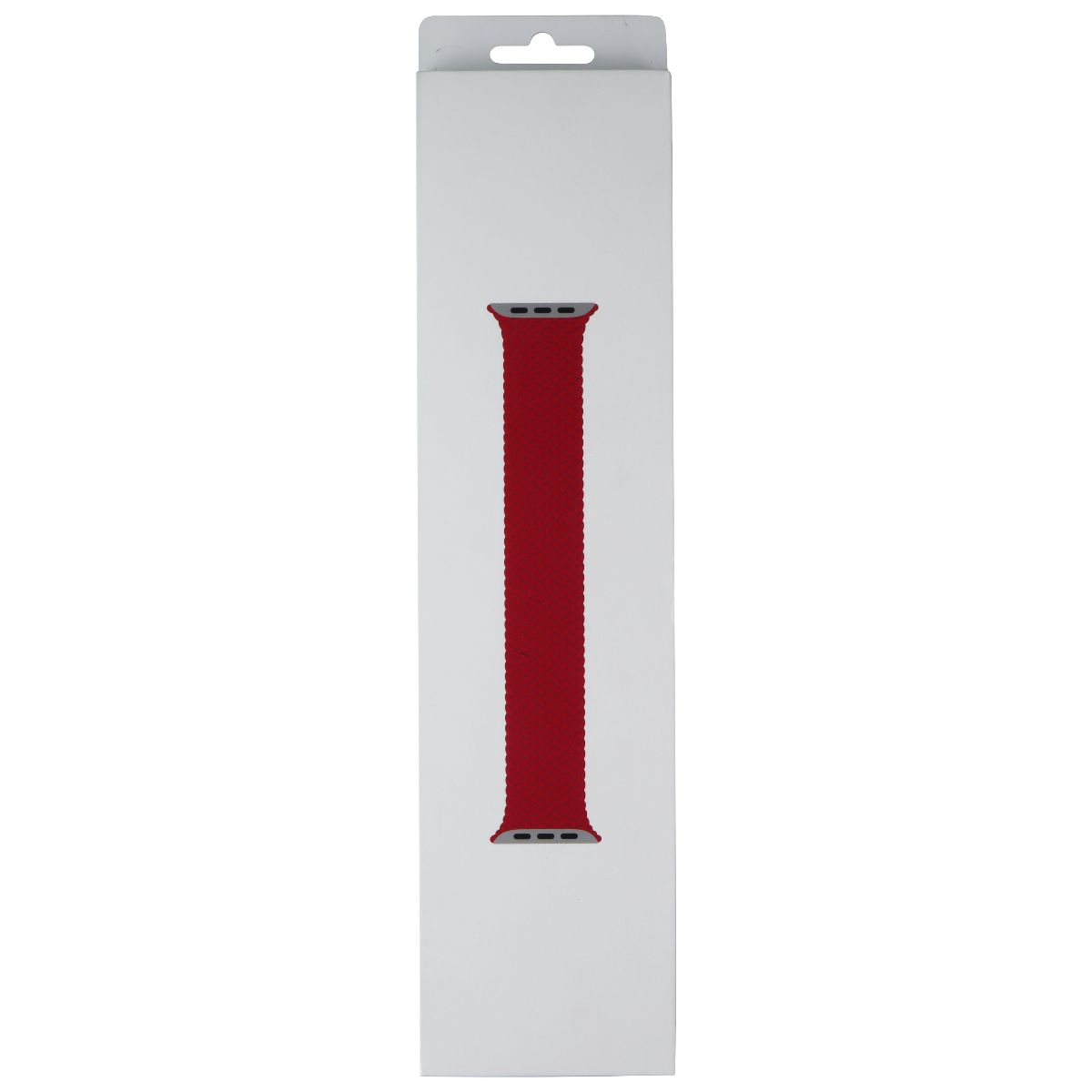 Apple Watch 41mm Braided Solo Loop Band - Compatible with 42mm/41mm/40mm Series (Red, Size 7) | Comfortable Stretchable Sport Strap for Workouts & Everyday Wear