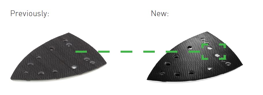 Festool 577512 DTSC 400 Cordless Delta Sander Basic - Professional Woodworking & Sanding Tool for DIY Projects, Furniture Refinishing & Smoothing Surfaces