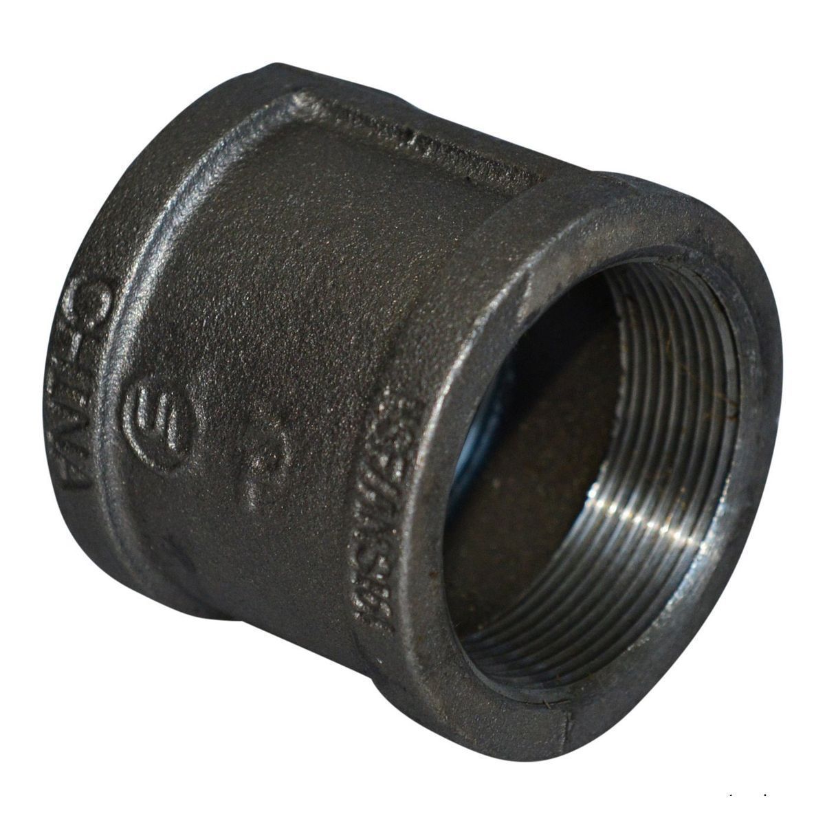 Malleable Iron Threaded Coupling Fitting - Durable Pipe Connector for Plumbing, HVAC, and Industrial Applications