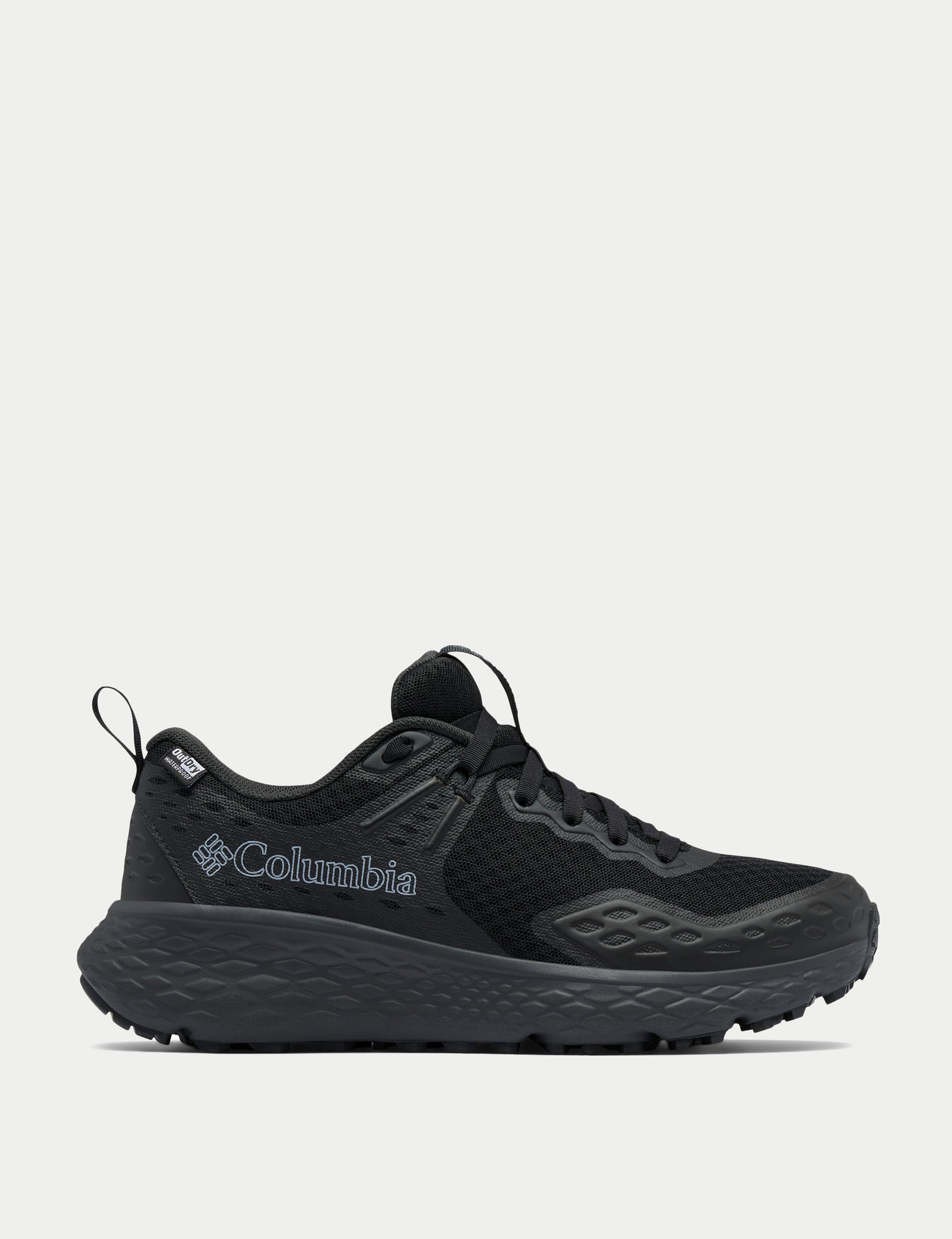 Konos TRS II OutDry Waterproof Hiking Shoes for Men & Women - Lightweight Trail Running Shoes with Superior Traction - Black/Shark Color - Perfect for Outdoor Adventures, Mountain Climbing & Backpacking