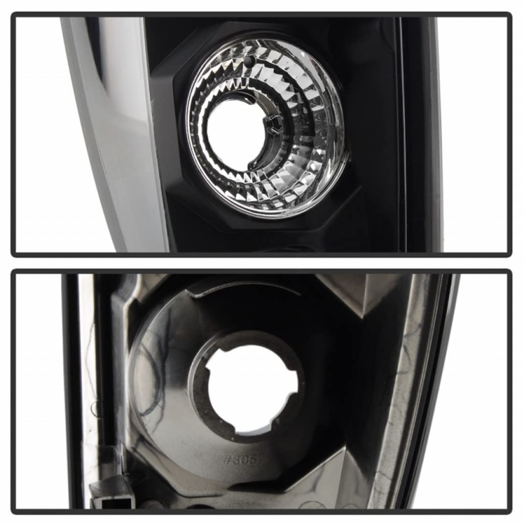 Spyder Euro Style Black Tail Lights for 2004-2012 Chevy Colorado - Pair (5001412) | Sleek Upgrade for Pickup Trucks | Enhanced Night Visibility & Style