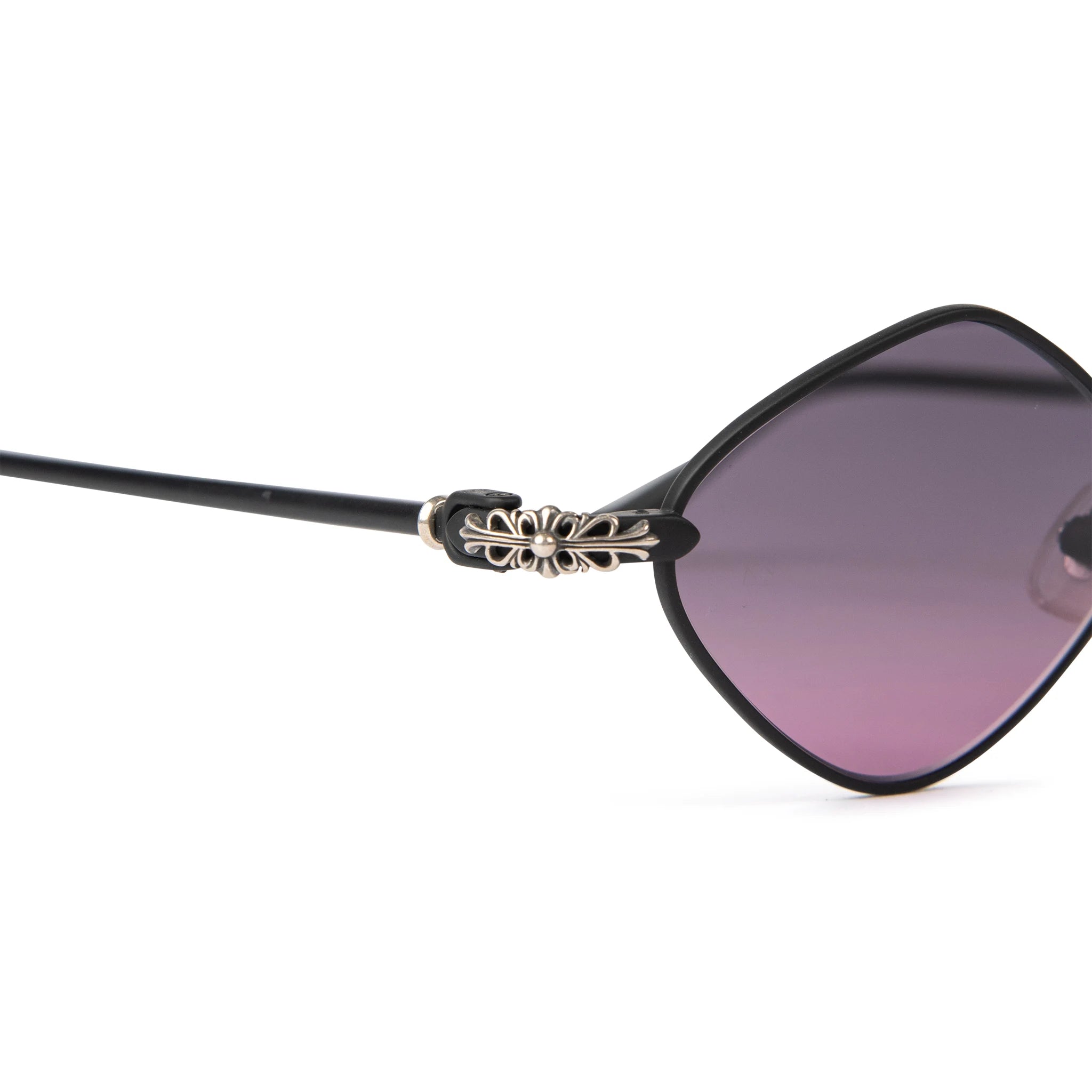 Chrome Hearts Diamond Dog Matte Black Sunglasses for Men & Women - Luxury Designer Shades for Outdoor, Driving & Fashion