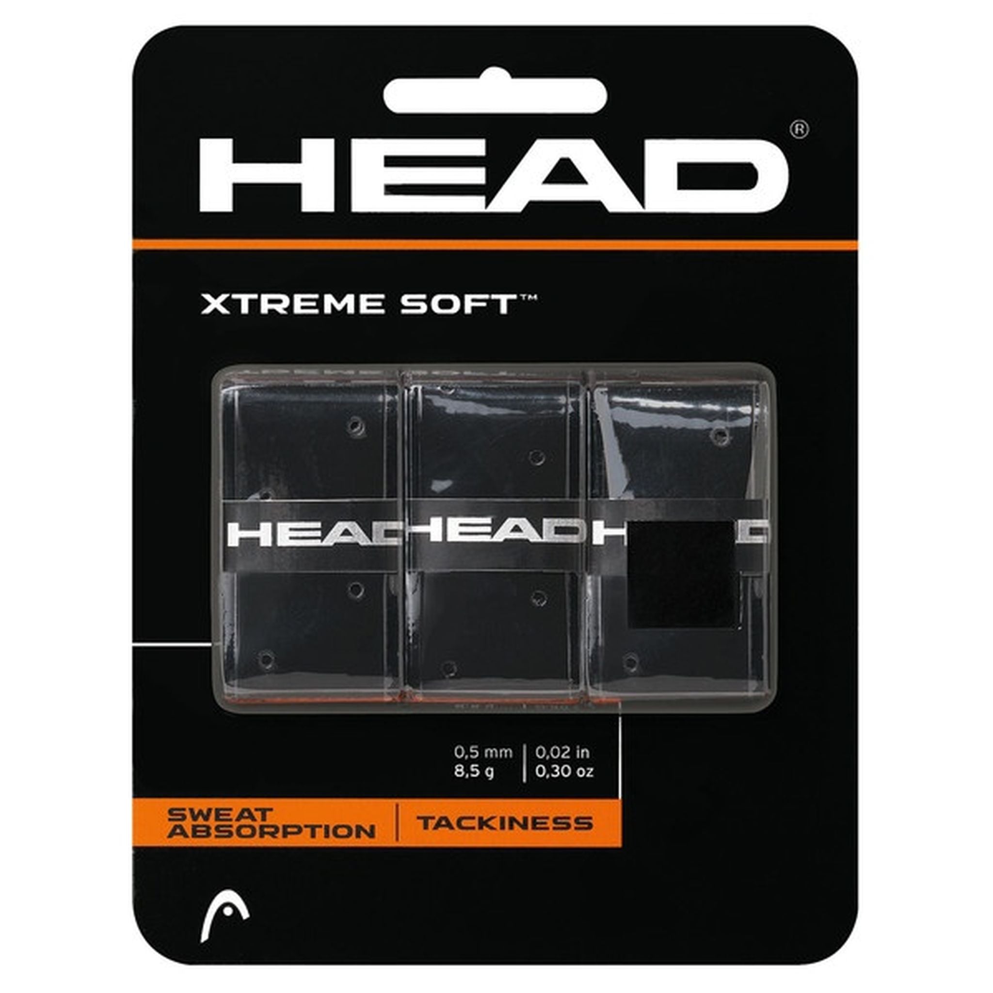 HEAD Xtreme Soft Overgrip - Premium Tennis Racket Grip Tape for Enhanced Comfort & Sweat Absorption - Perfect for Tennis, Badminton & Racquetball Players