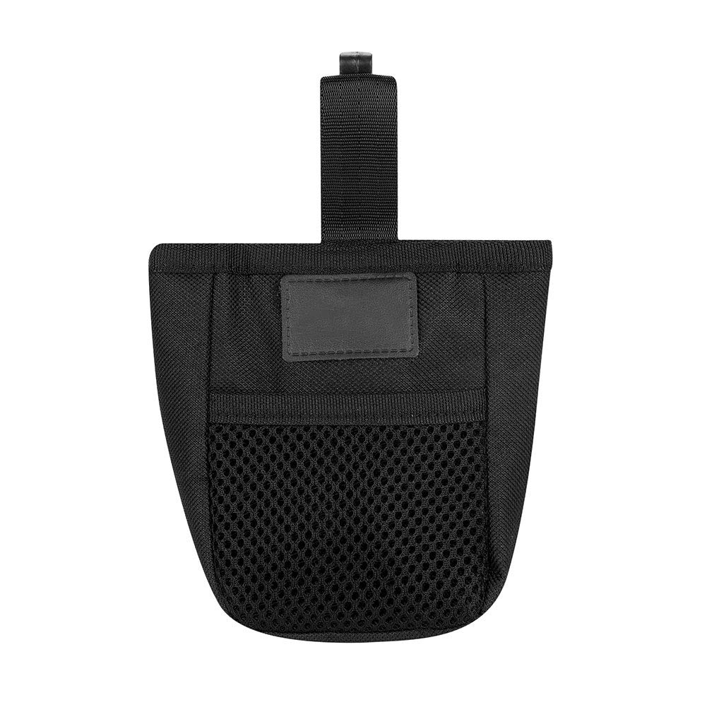 XGOPTS Dog Treat Pouch for Training - Portable Pet Food Storage Container with Clip, Holds Kibbles & Treats for Puppy & Small Dogs - Perfect for Animal Training, Walking & Reward Snacks (Black)