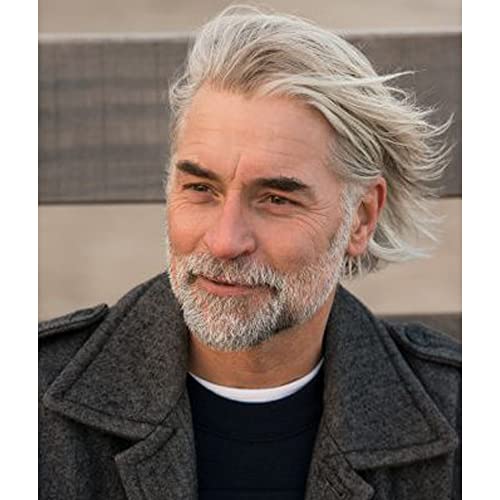 10% 1B Black Mixed 90% Grey Hair