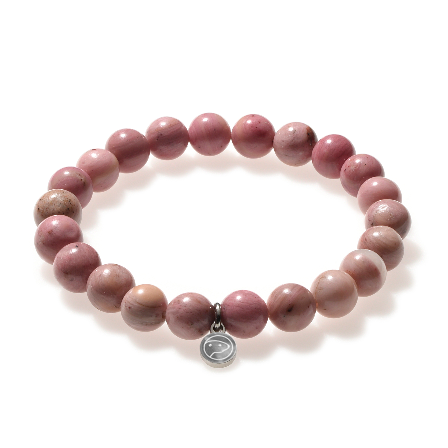 Natural Rhodonite Bracelet for Women - Healing Stone Jewelry for Stress Relief & Emotional Balance | Perfect for Meditation, Yoga & Spiritual Gifts