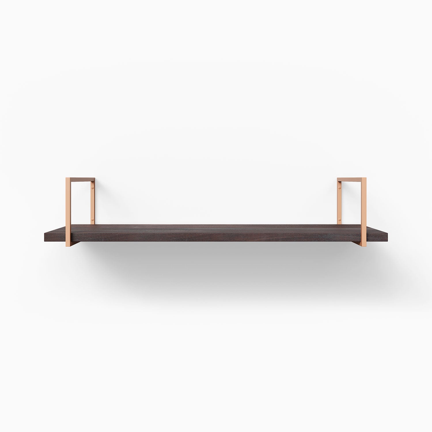 Bart Dutch Mocha Wall Shelf - Rustic Wood Floating Shelves for Living Room, Kitchen, Bathroom | Space-Saving Home Decor & Storage Solution