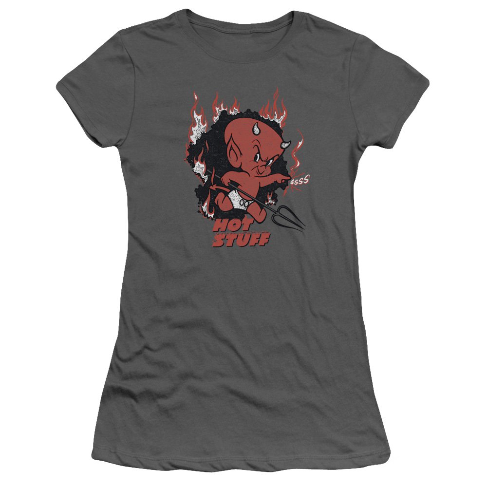 Hot Stuff Sheer Fitted T-Shirt for Juniors - Party & Casual Wear