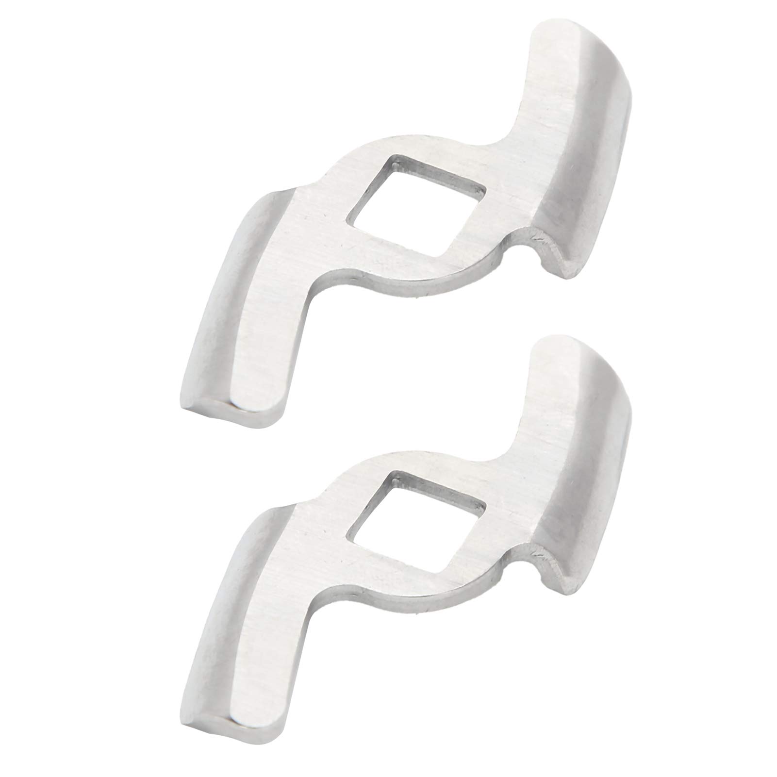 2Pcs 304 Stainless Steel Meat Grinder Blades & Plates - 8MM Hole Size for 5#/B Type Food Grinder - Durable Kitchen Accessory for Home Butchering, Sausage Making & Meat Processing