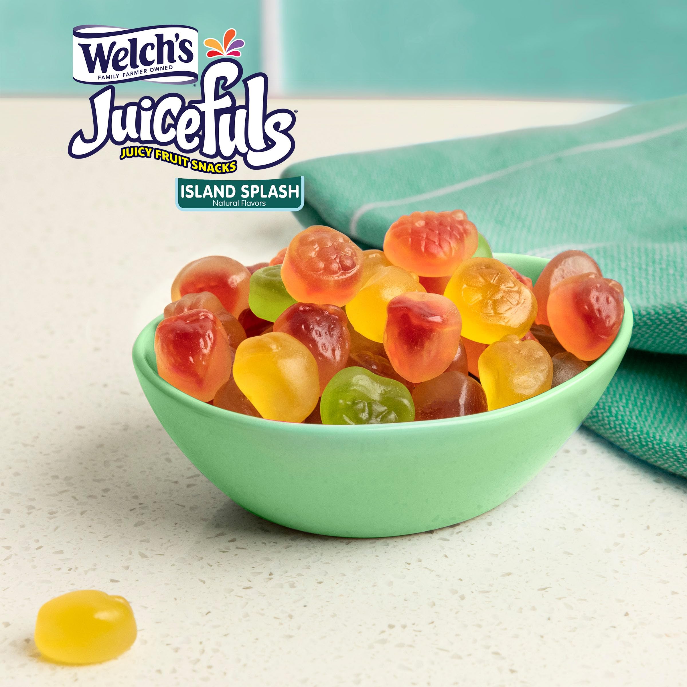 Welch's Fruit Snacks, Berry Blast & Island Splash - Bulk Pack (14 Pack) for School Lunches & Snacks