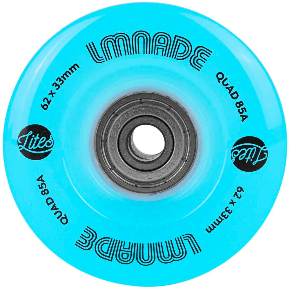 Lmnade LED Lights for Skateboard Wheels and Bearings - 4 Pack - Glow in The Dark for Night Skating and Outdoor Activities