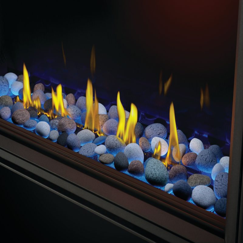 Napoleon TLV62N Tall Vector 62 Linear Direct Vent Gas Fireplace - Modern Heating for Living Rooms & Patios