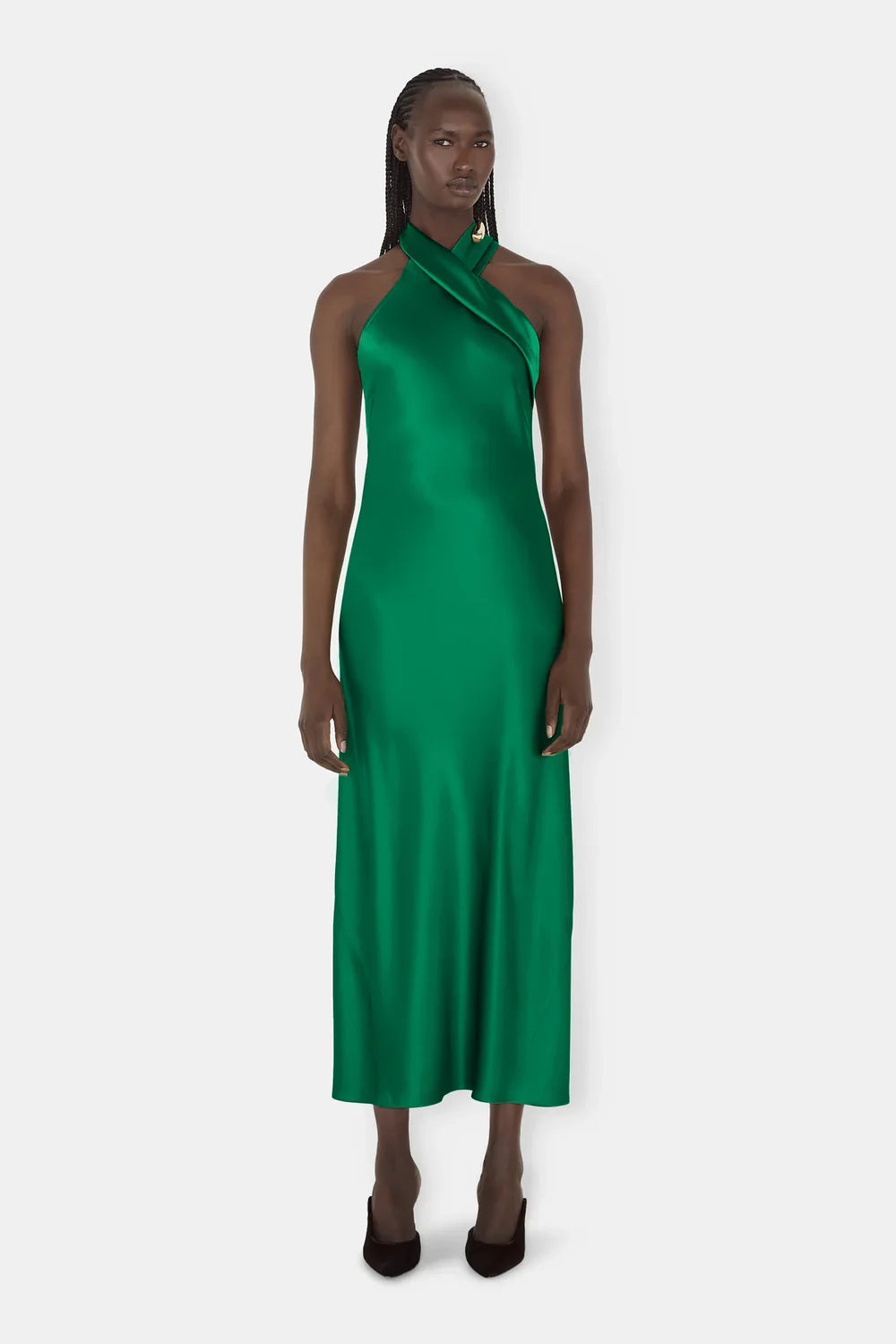 Cropped Pandora Dress - Emerald Green Women's Summer Mini Dress | Perfect for Beach, Party & Casual Wear