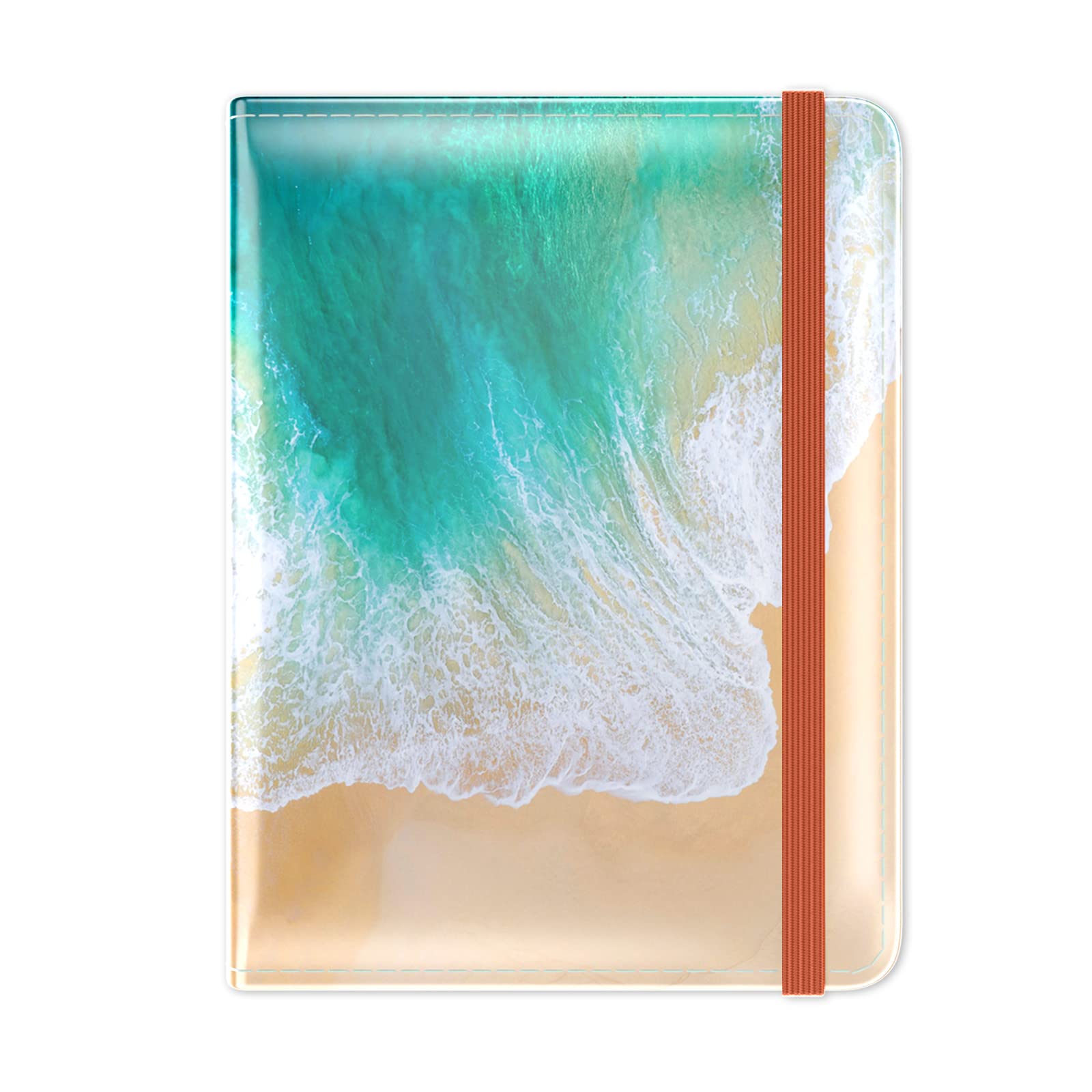 Premium RFID Blocking Passport Holder for Travel - Leather Passport Wallet Cover with Multiple Card Slots for Men & Women - Ideal for Airports, Beaches & International Trips