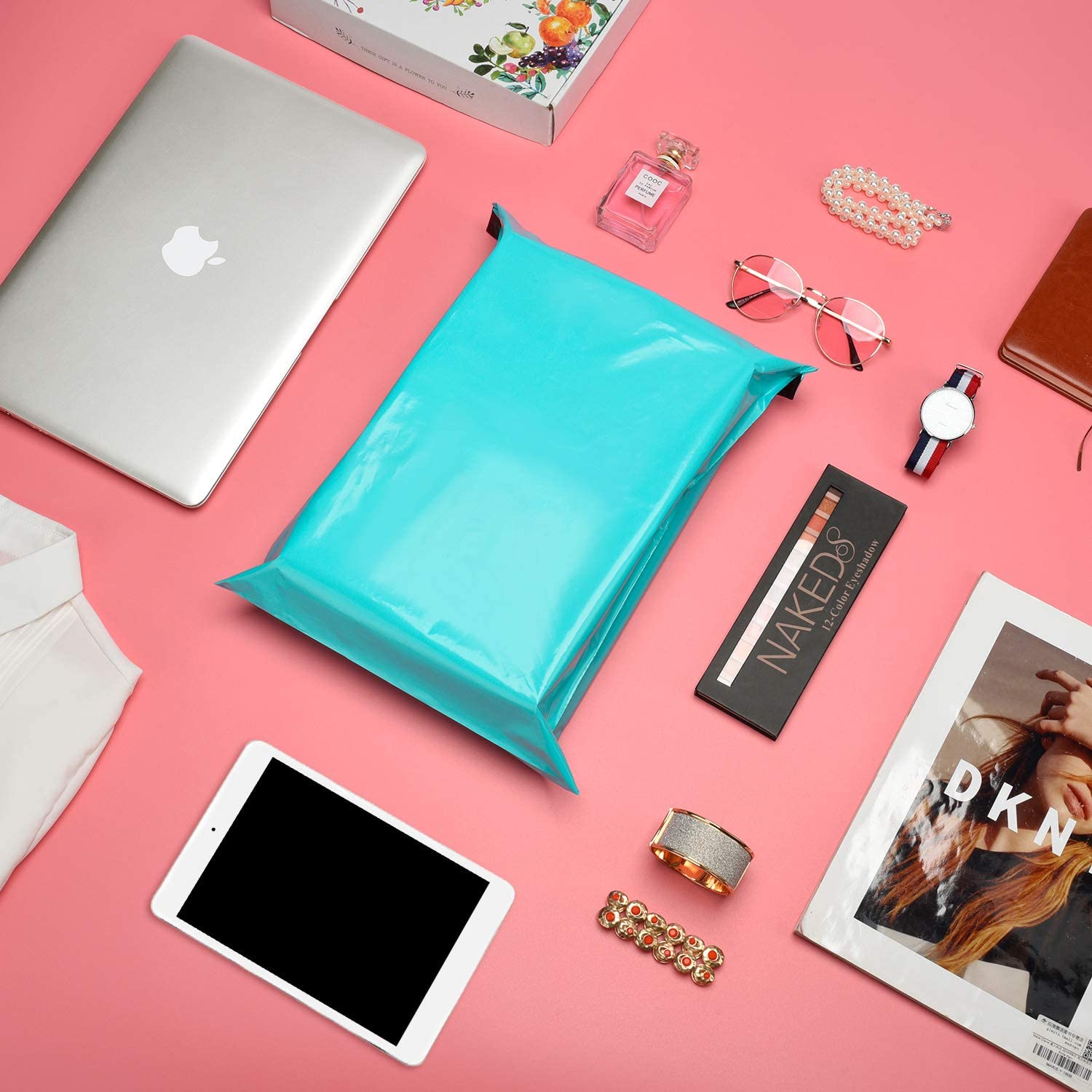 12x15.5 Inch Teal Poly Mailer Envelopes - Waterproof Shipping Bags for Ecommerce, Clothing & Small Packages | Perfect for Online Stores, Subscription Boxes & Mailing Lightweight Items
