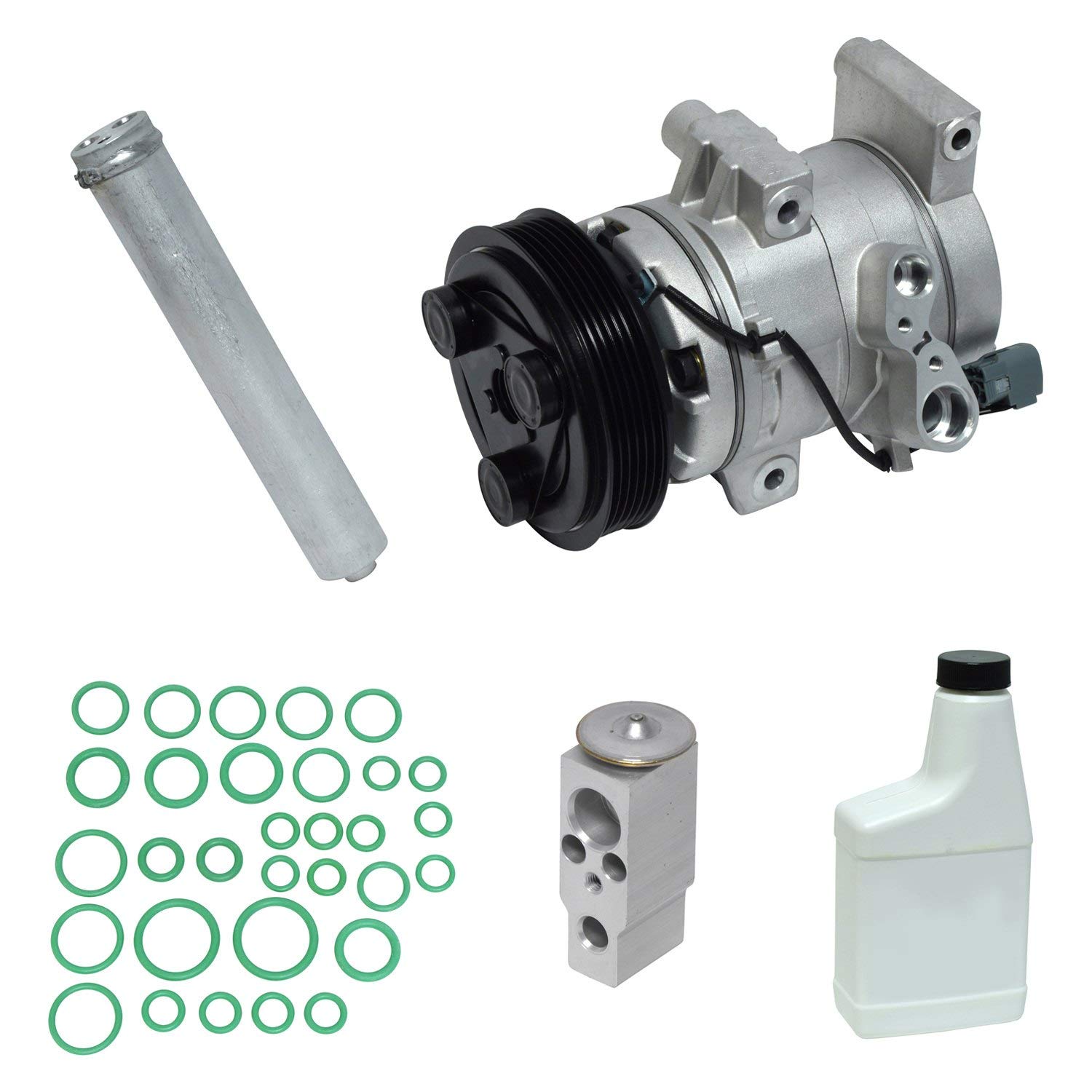 HVAC A/C Compressor Replacement Kit - Compatible with Multiple Car Models | Fast Cooling System Repair | Perfect for DIY Mechanics & Auto Shops