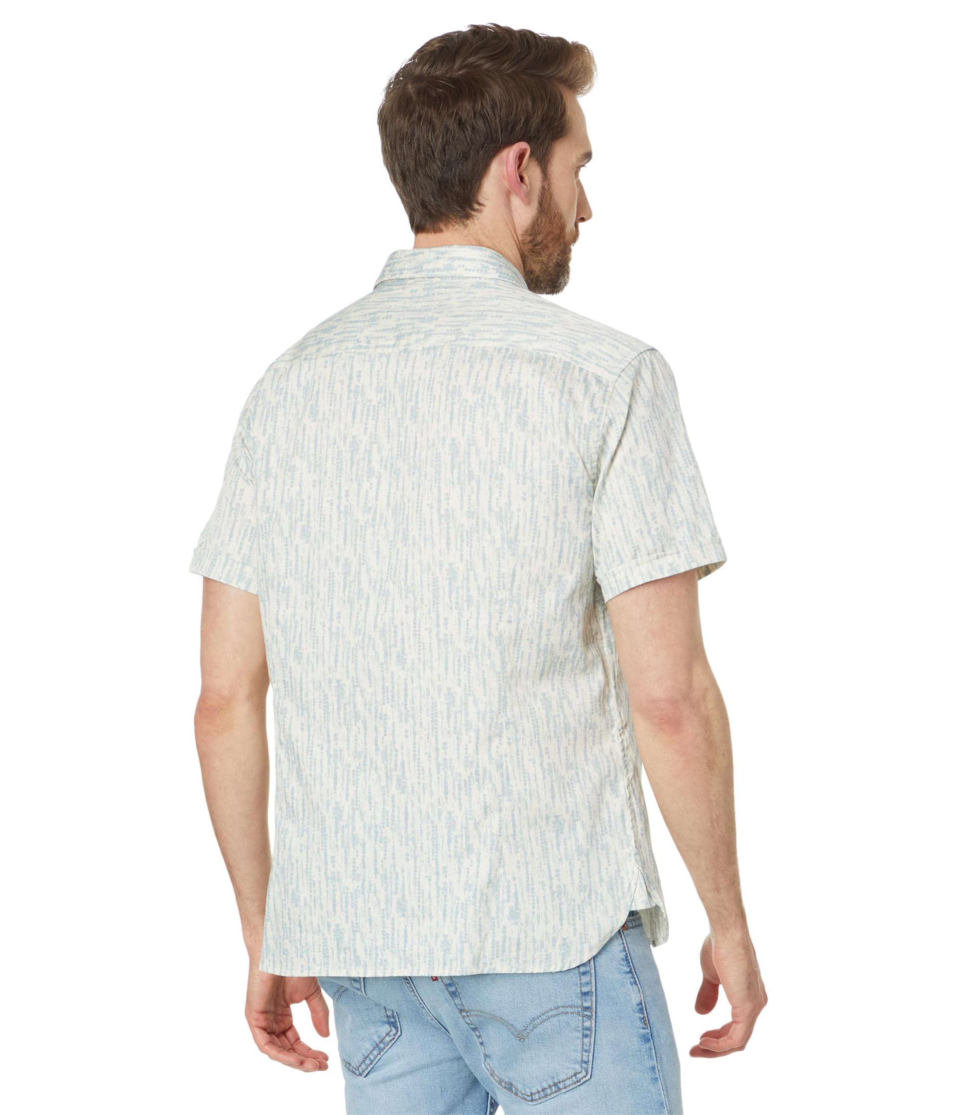 John Varvatos Men's Loren Button-Down Shirt | Premium Cotton Dress Shirt for Business & Casual Wear | Office, Date Night & Special Occasions