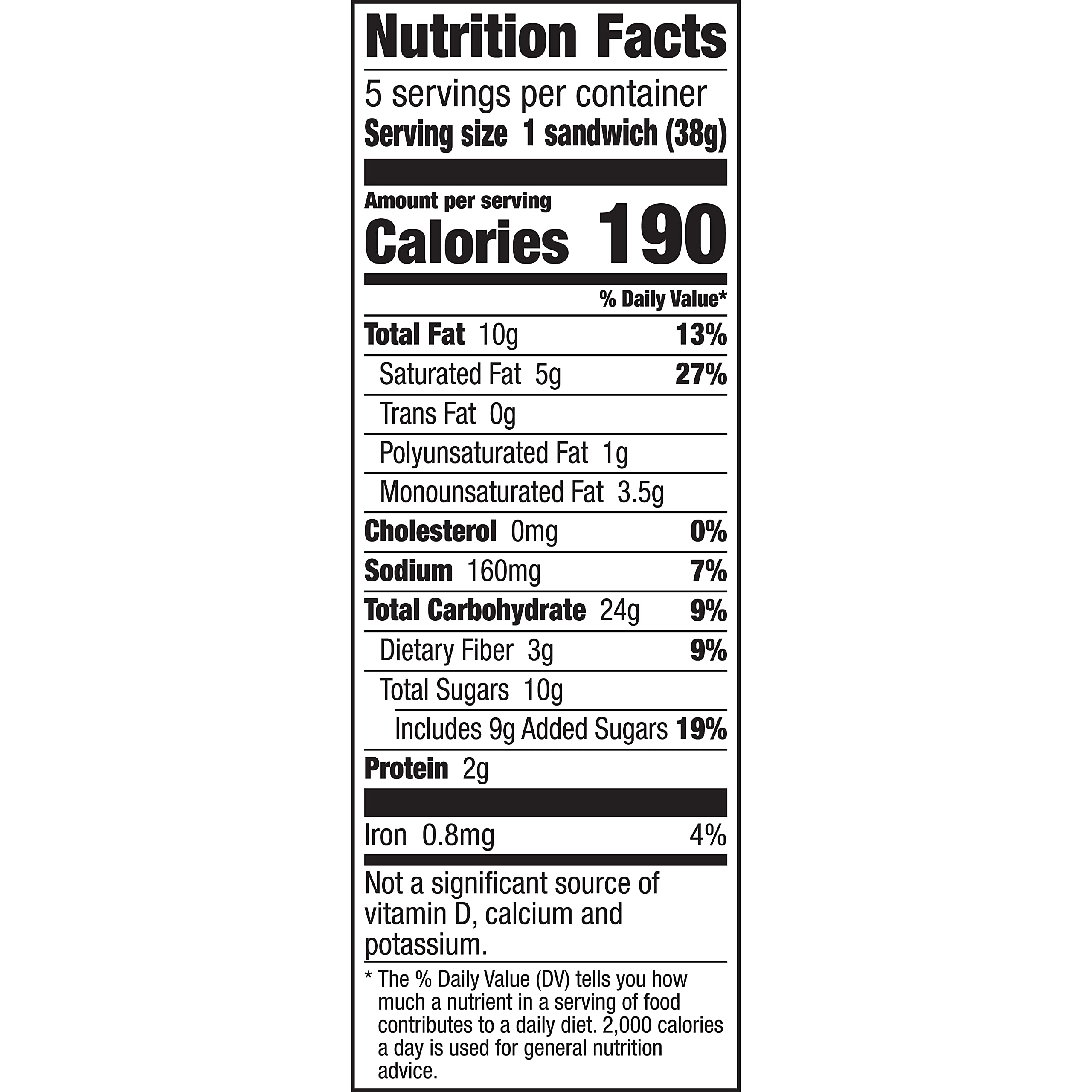 Nature Valley Biscuit Sandwiches with Coconut Butter - 5 Count Packs (6.75 oz Each) - 12 Pack Box - Healthy Snacks for Hiking, Office & School Lunch - Gluten Free Granola Bars for Kids & Adults