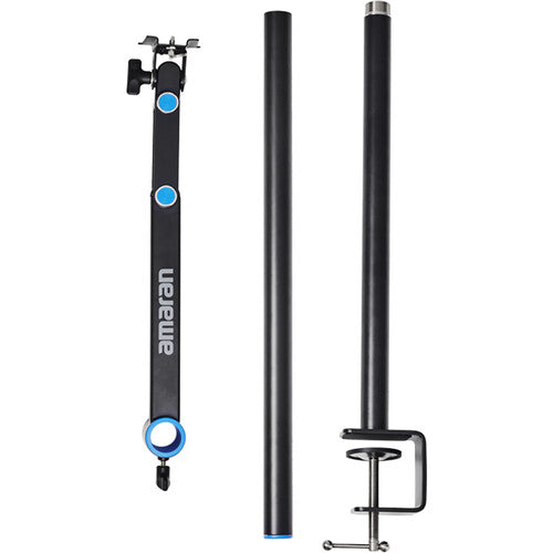 Amaran Black Desk Clamp Stand for Verge & Verge Max - Adjustable Phone Mount for Office, Gaming & Video Calls - Perfect for Workstations, Streaming & Online Meetings