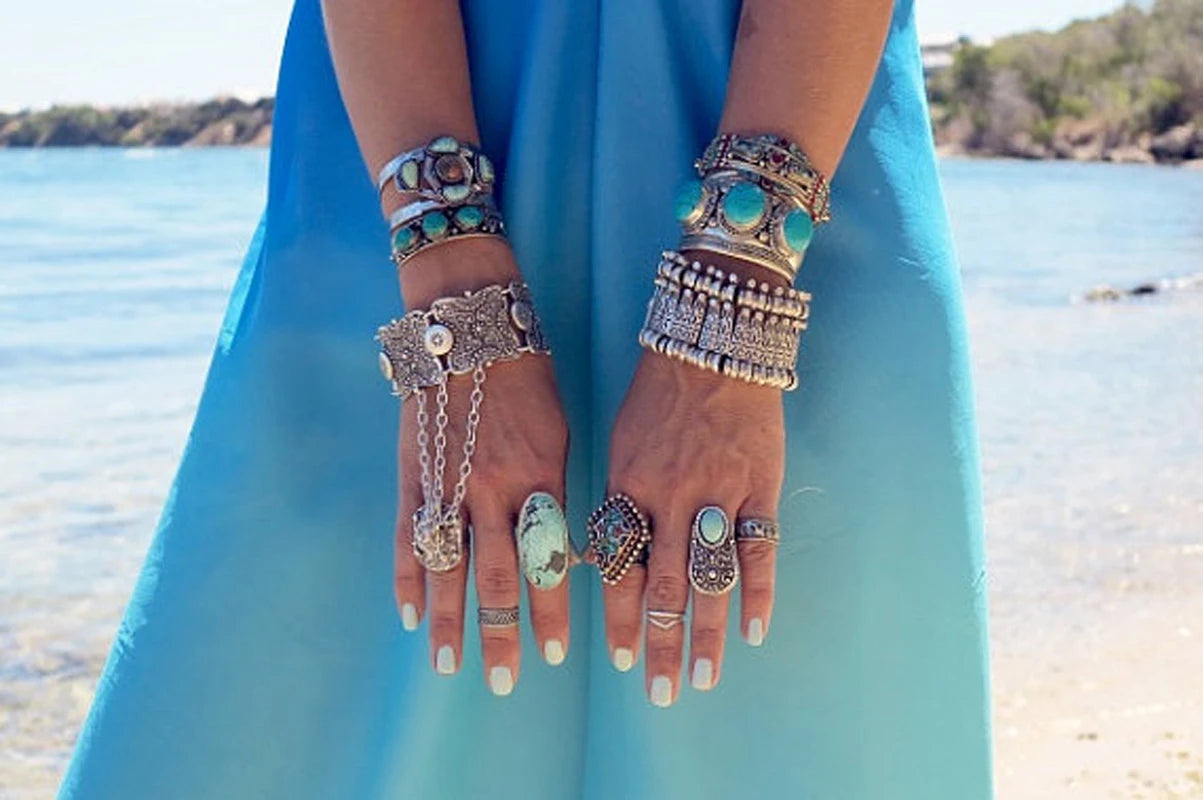 Handmade Turkish Festival Bracelet - Boho Beaded Jewelry for Women - Perfect for Weddings, Parties & Cultural Celebrations