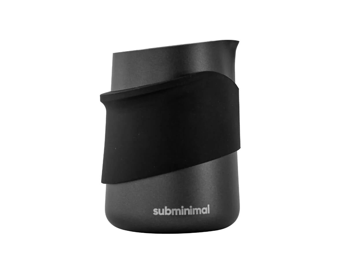 Subminimal FlowTip Milk Jug - Handleless Barista Espresso Pitcher for Latte Art, Coffee Pouring & Milk Frothing - Perfect for Home Baristas & Professional Cafes