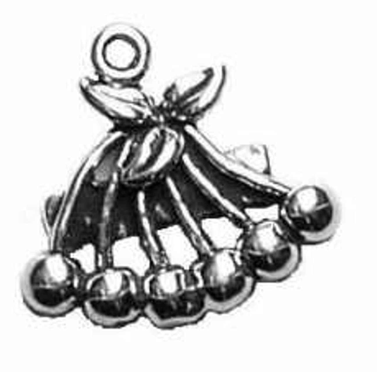 Sterling Silver 1mm Box Chain Necklace with KINDNESS Fruit of the Spirit Cherry Pendant - Elegant Women's Jewelry for Daily Wear, Gifts & Special Occasions