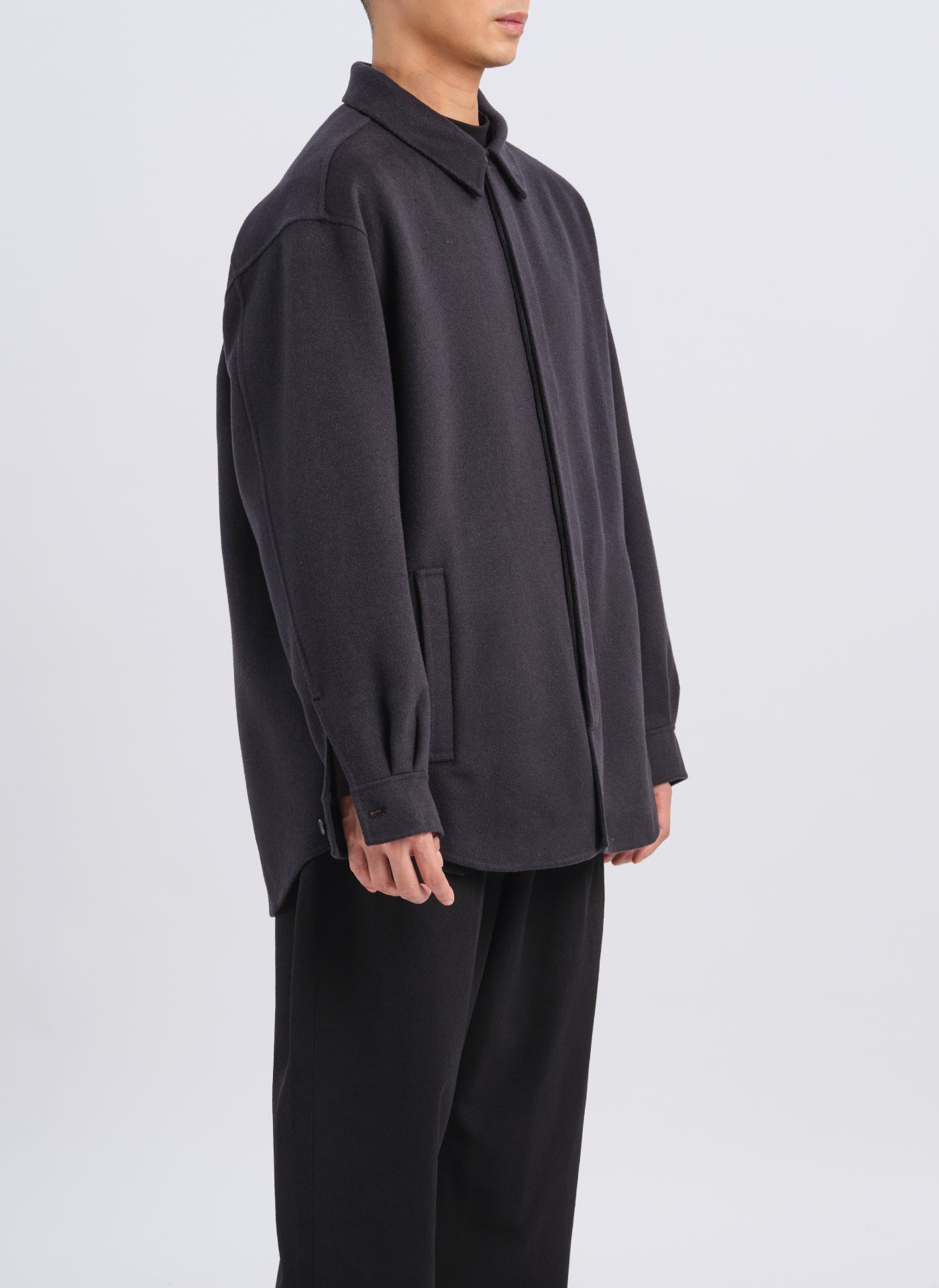 Premium W.R Wool Cashmere Shirt Jacket for Men & Women - Soft & Warm Winter Layering Piece for Outdoor Adventures & Casual Office Wear
