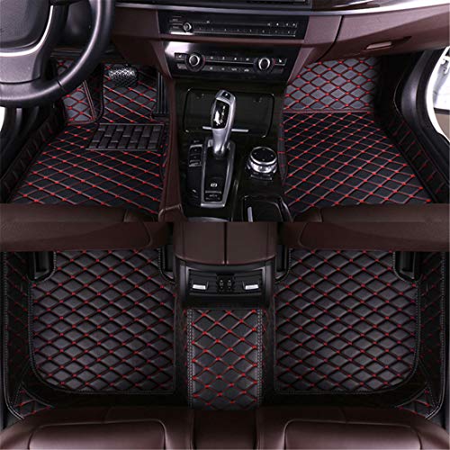 black-red dimond floor mat