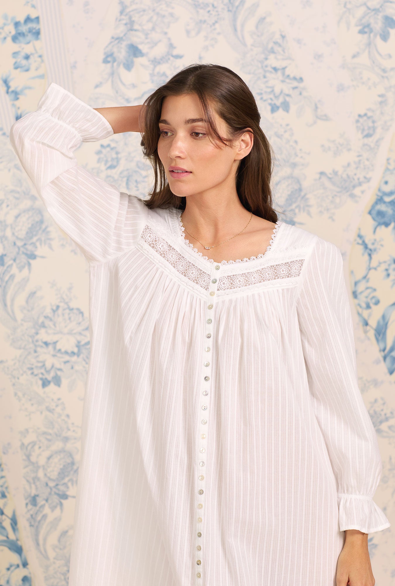 Stylish Dobby Stripe Button Front Robe - Soft Cotton Bathrobe for Women & Men - Perfect for Spa, Lounge & Home Relaxation