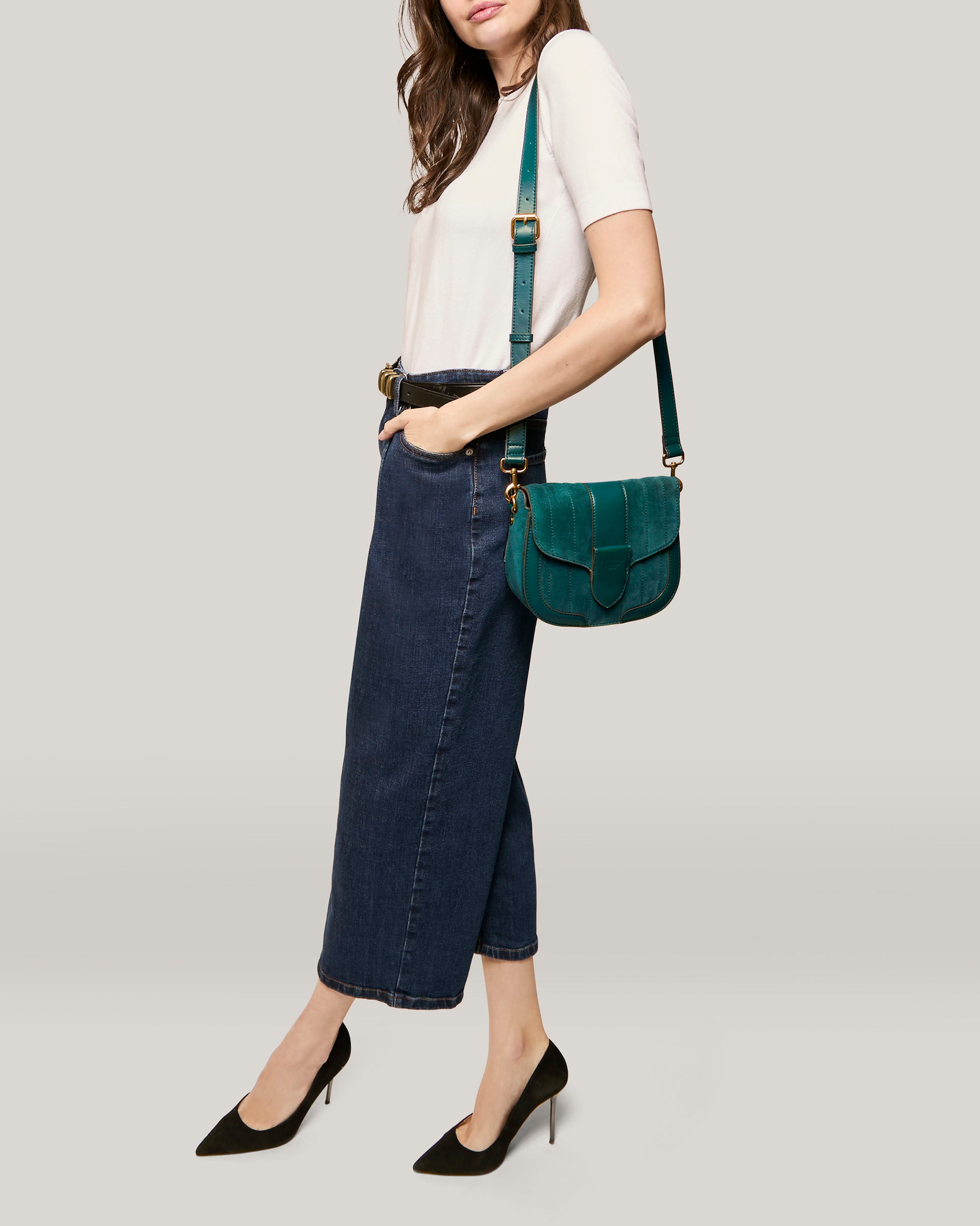 Aiken Flap Crossbody Bag for Women - Stylish Leather Shoulder Purse with Adjustable Strap, Perfect for Daily Use, Travel & Shopping