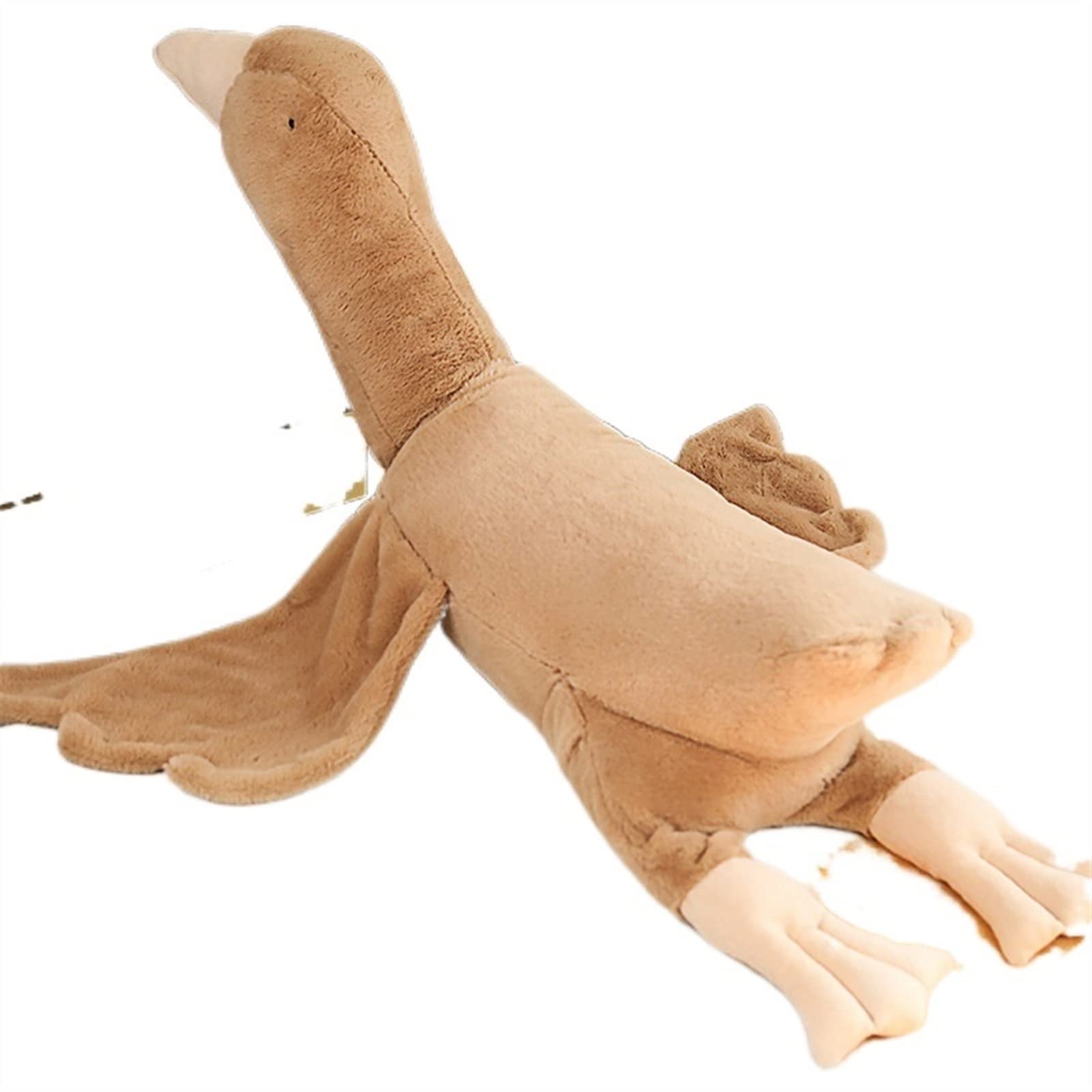 Cute Plush Goose Puppet Toy - 150cm White Goose Doll for Bed & Studio Decor