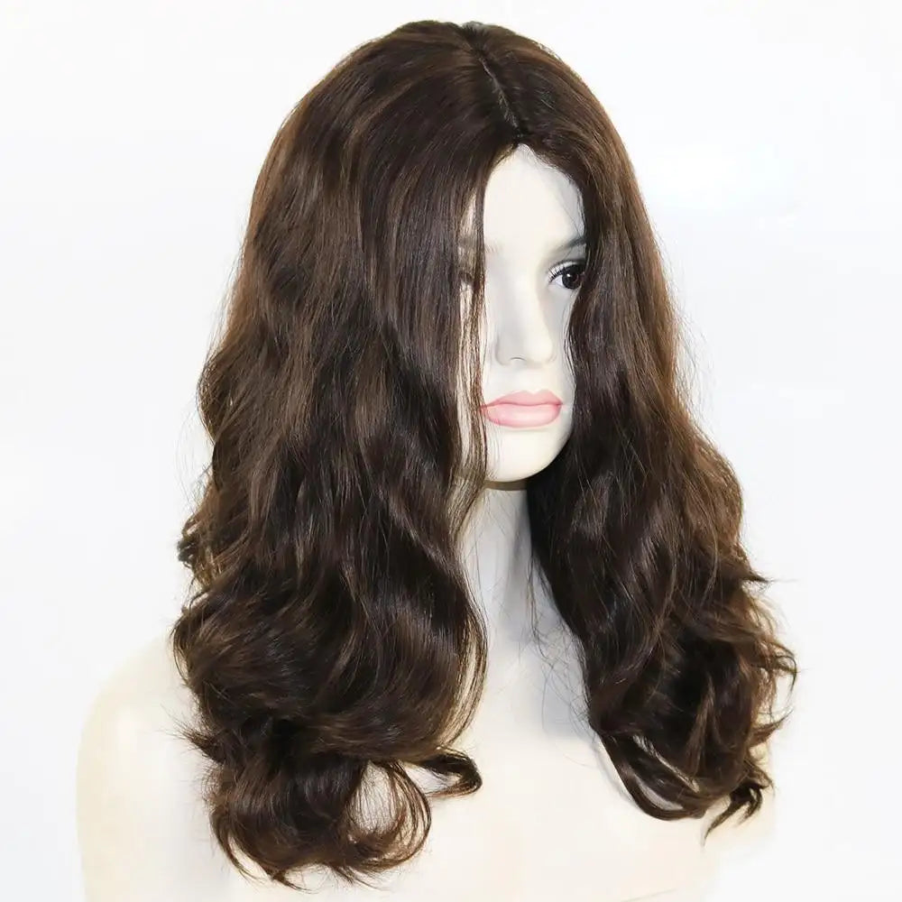 Premium European Remy Human Hair Silk Top Wig - Natural Look & Comfort for Daily Wear, Cosplay, and Special Occasions