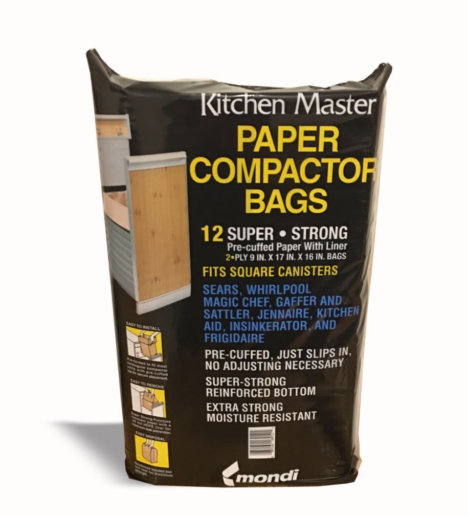 Super Strong Compactor Trash Bags - 12 Pack with Pre-Cuffed Design for Heavy-Duty Waste | Ideal for Home, Office & Commercial Use