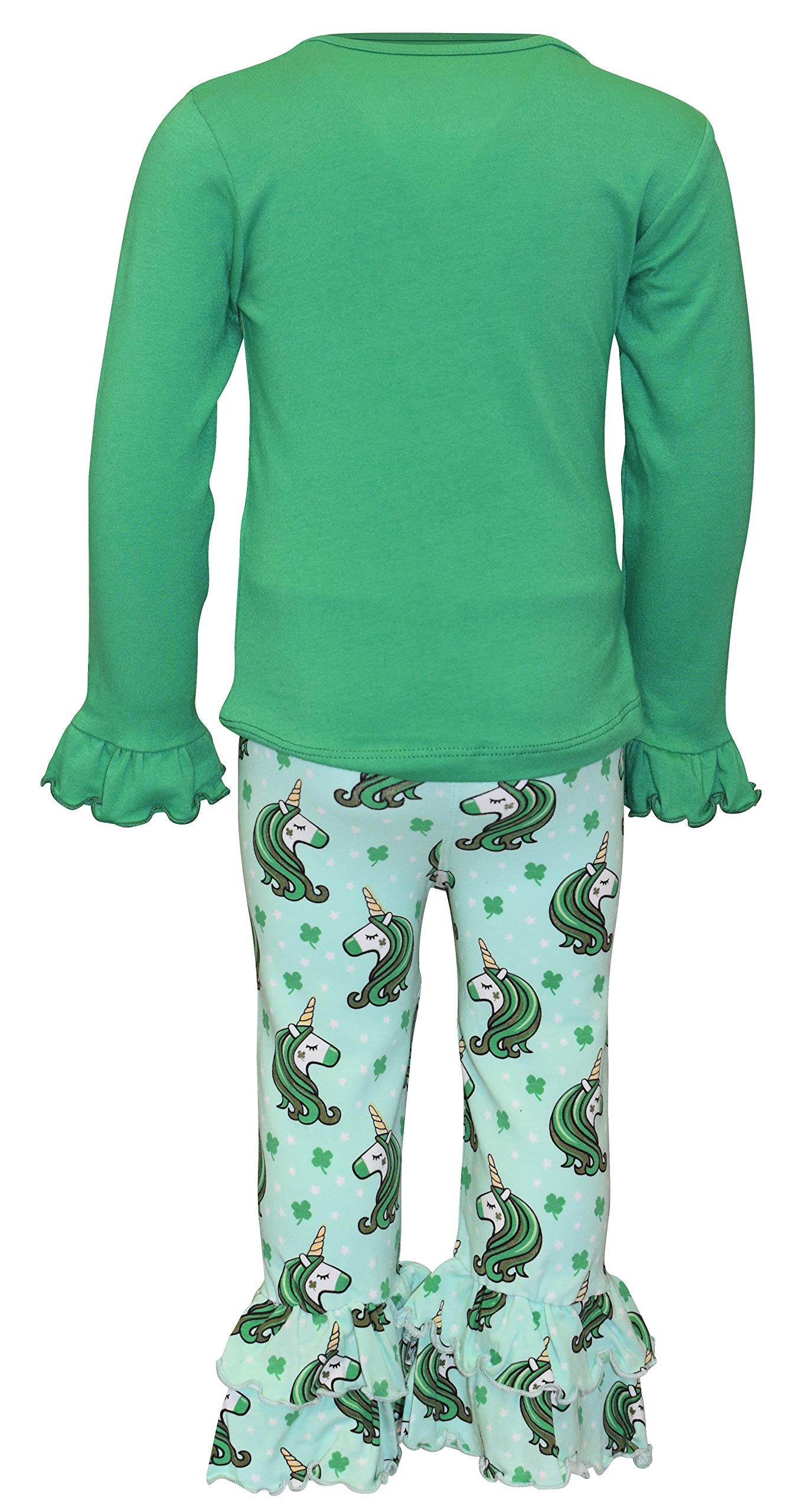 Unique Baby Girl 2-Piece Outfit - Ruffle Leggings & Long Sleeve Shirt Set for Toddlers | Playtime & Photo Shoots