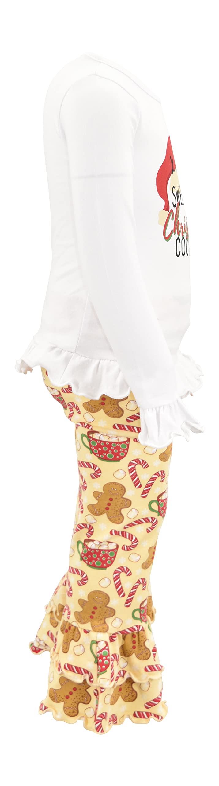 Unique Baby 2-Piece Girls Outfit - Ruffle Leggings & Long Sleeve Shirt Set for Toddlers | Playtime & Photo Shoots