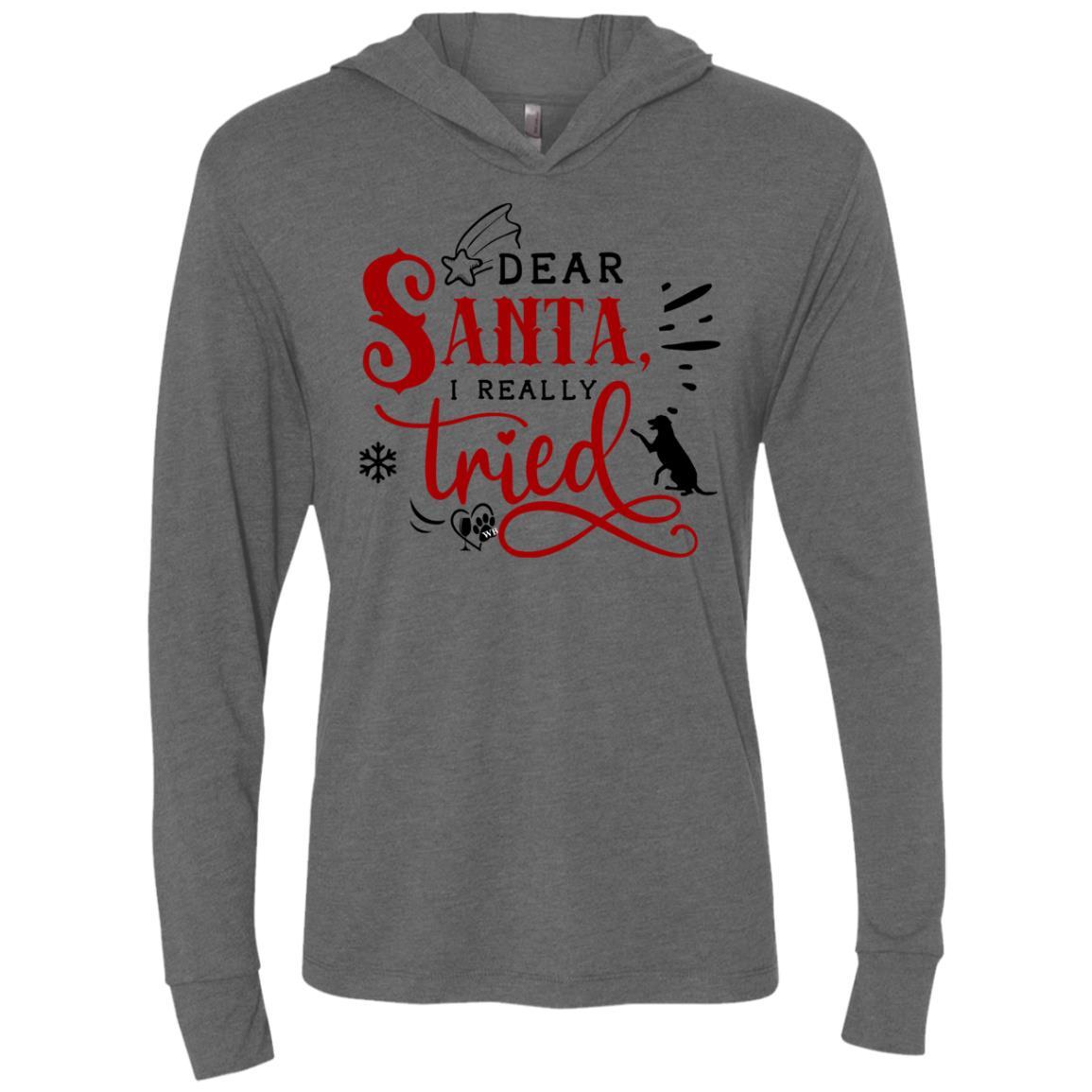 WineyBitches.Co Unisex Tri-Blend Long Sleeve Hooded T-Shirt | Soft Cotton Blend Pullover for Men & Women | Perfect for Casual Wear, Lounge & Outdoor Activities