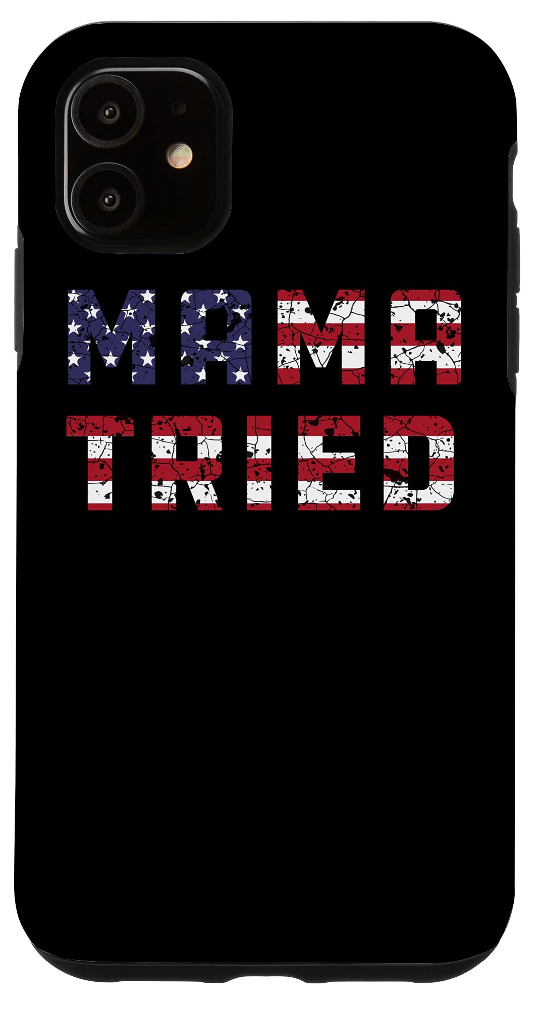 iPhone 11 Case - Vintage USA Flag Design with Country Music Lyrics - Perfect for Country Music Fans & Patriotic Americans - Great for Concerts, Rodeos & Everyday Use