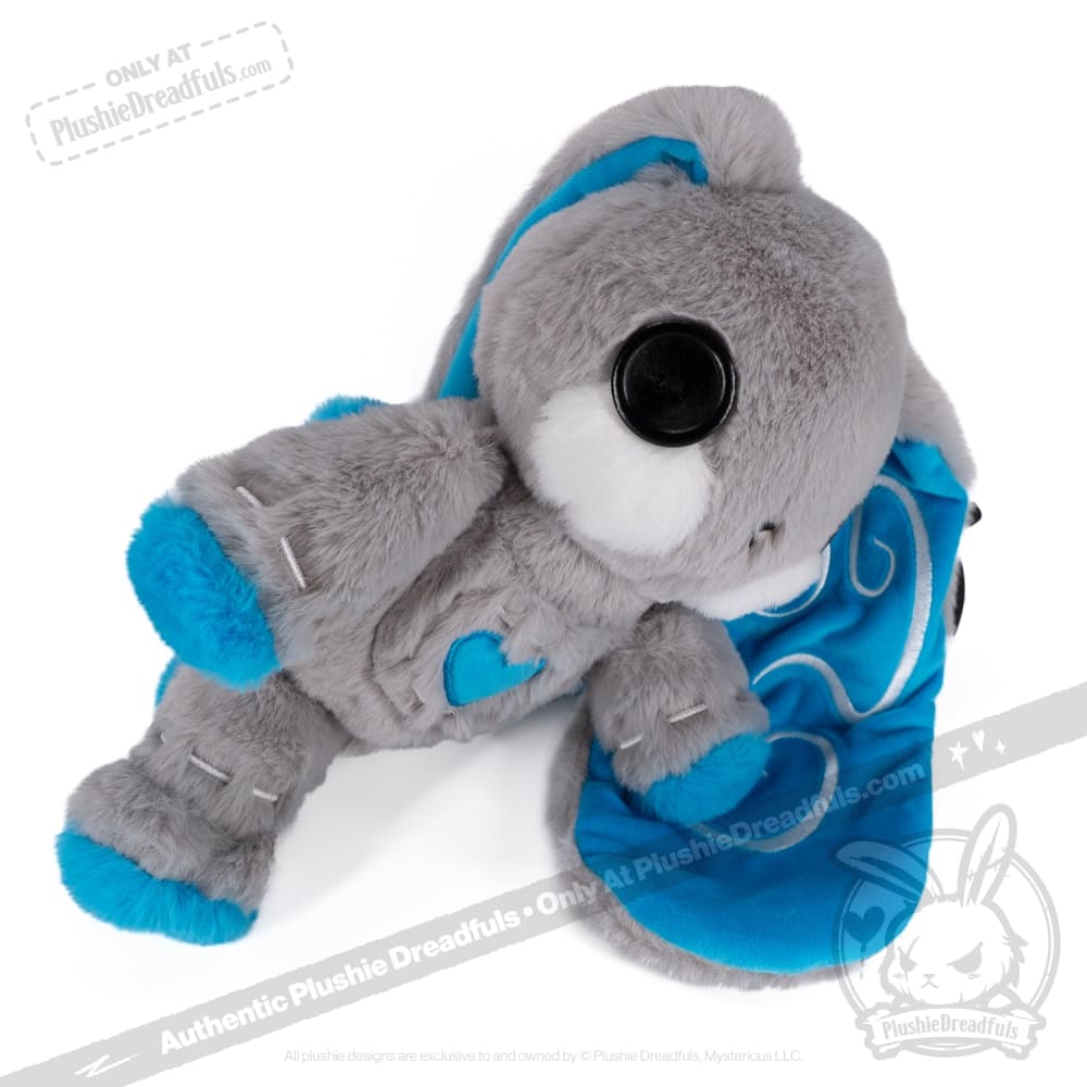 Plushie Dreadfuls Asthma Rabbit V2 - Soft Stuffed Animal Toy for Kids with Asthma Awareness | Cute Comfort Plush for Bedroom Decor, Gift for Children with Breathing Conditions
