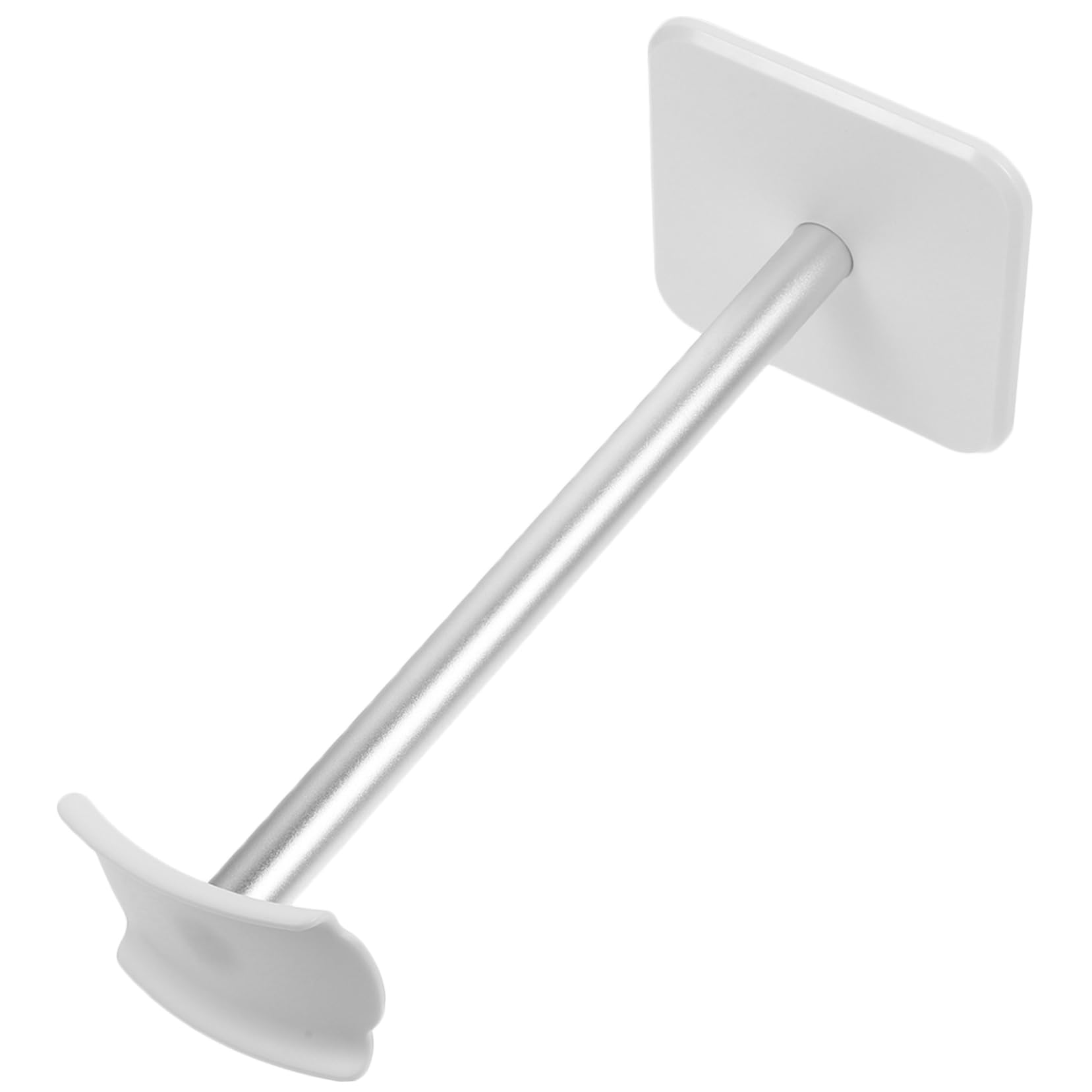 Universal Aluminum Alloy Headphone Stand with Weighted Base - Detachable Desk Hook Holder for Multiple Brands (White) - Perfect for Office, Gaming Setup & Headphone Storage