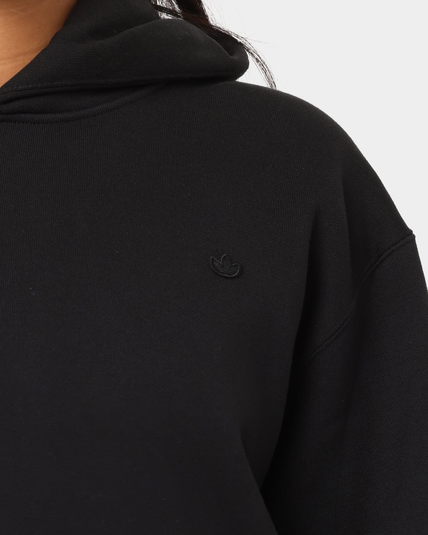 Adidas Adicolor Trefoil Hoodie for Men & Women - Black Pullover Sweatshirt for Casual Wear & Street Style