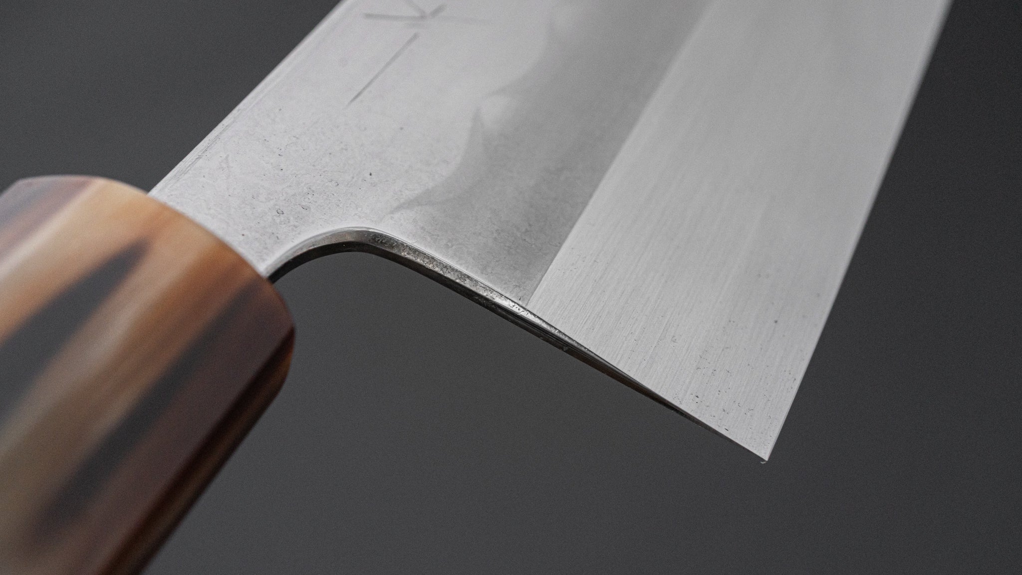 Hitohira Togashi White #1 Notaremon Mizu Honyaki Nakiri Knife with Taihei Makassar Ebony Handle - Premium Japanese Kitchen Knife for Professional Chefs & Home Cooking, Perfect for Slicing Vegetables & Herbs (#105 with Saya)