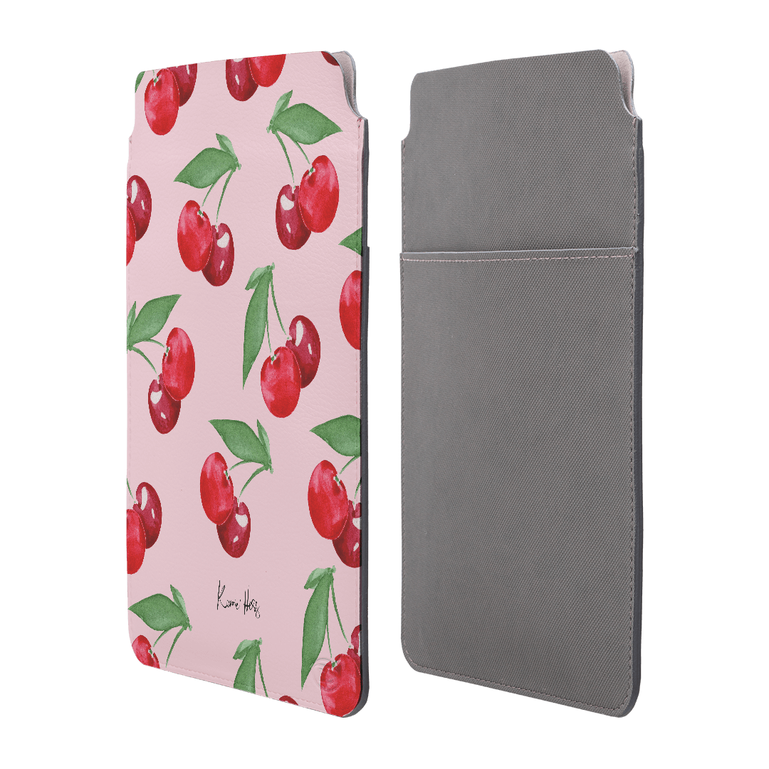Cherry Rose Laptop Sleeve 13-15 Inch & iPad Case 10.2-12.9 Inch - Soft Protective Padded Cover for MacBook, iPad Pro, Air - Perfect for Work, Travel & School Accessories