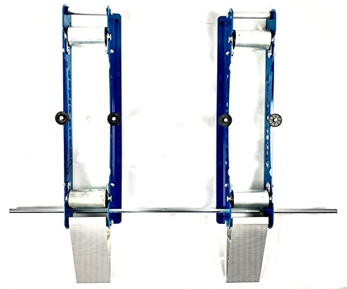 3-in-1 Heavy Duty Cable Dispenser & Caddy for Large 40-Inch Cable Reels - Perfect for Electricians, Construction Sites & Home DIY Projects
