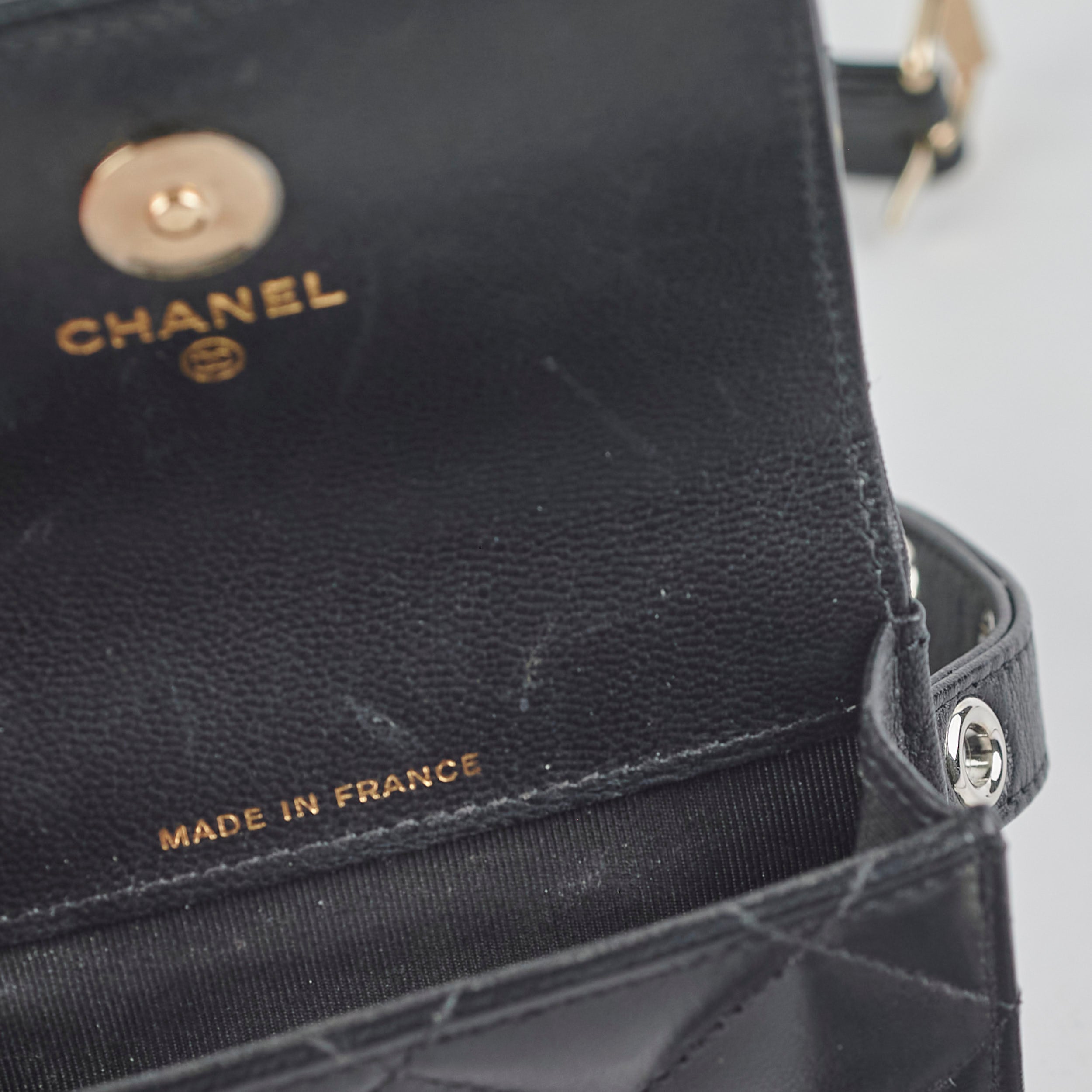 Chanel Micro Belt Bag Cardholder in Black Lambskin Leather - Series 31 | Luxury Compact Wallet for Everyday Use & Travel Essentials